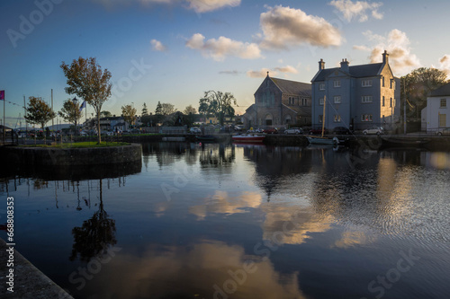 mouth of the river corrib in galway photo