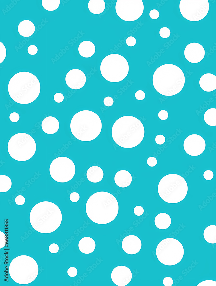 Cyan white polka dot cloth PPT background poster wallpaper web page