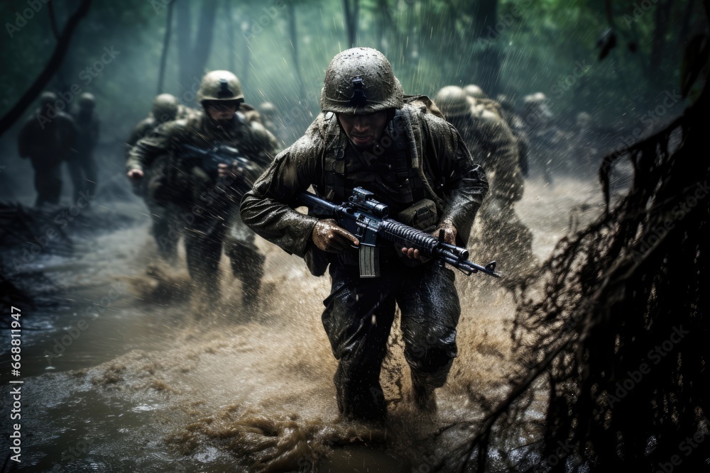 Army Soldiers Fighting For Their Country. Сoncept Nature Landscape Photography, Abstract Art, Food Styling, Fashion Editorial, Adventure Sports Army Soldiers Fighting For Their Country. Сoncept Nature Landscape Photography, Abstract Art, Food Styling, Fashion Editorial, Adventure Sports