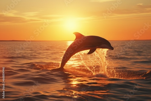 Dolphin , Sunshine At Sea © Anastasiia