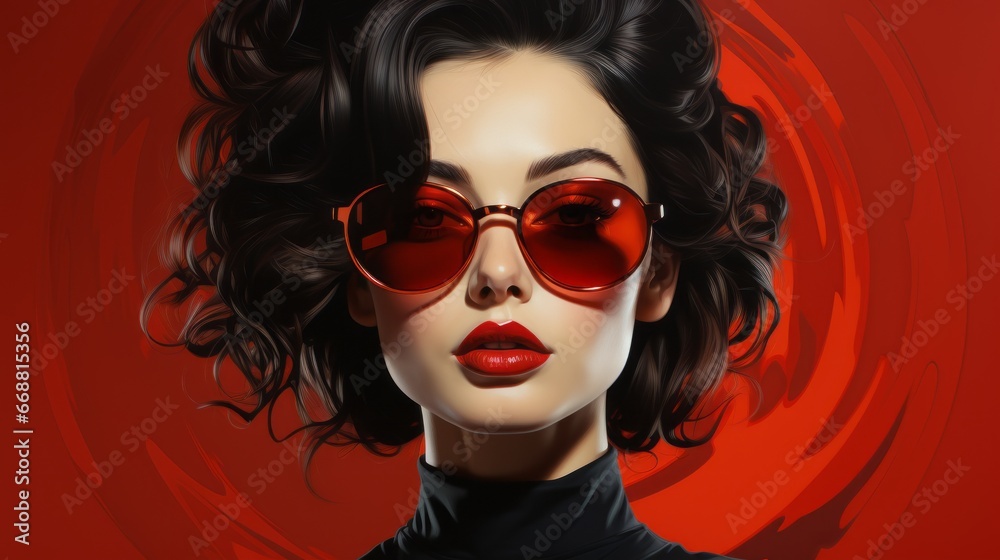vivid portrait of a modern artist vivid portrait of a modern artist