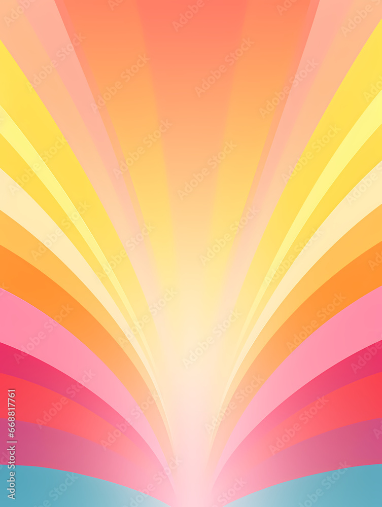 Obraz premium Rainbow PPT background poster wallpaper web page