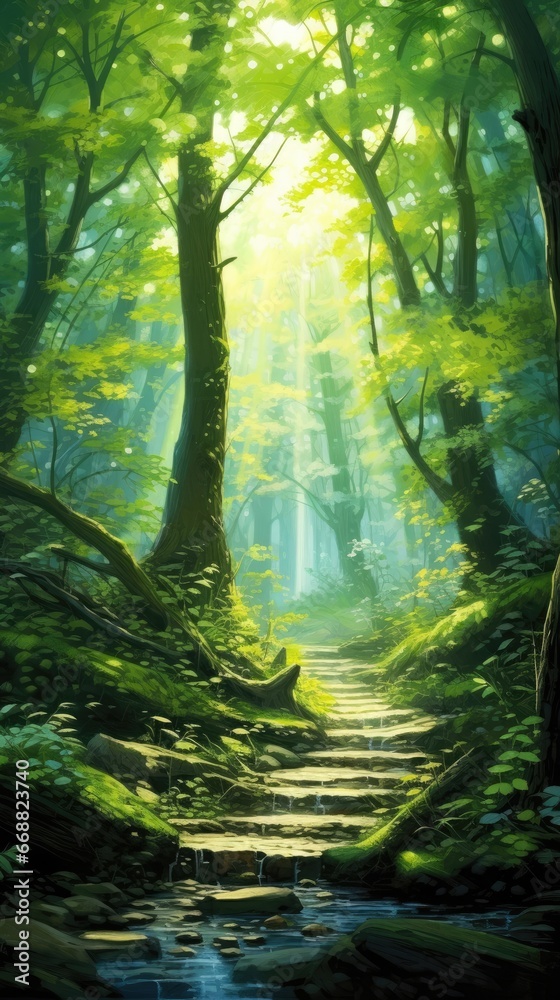 Fototapeta premium wonderful forest