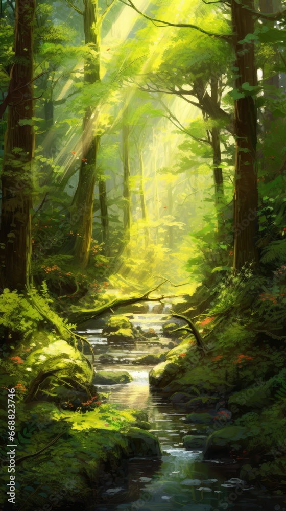 Obraz premium wonderful forest