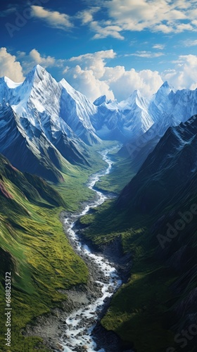 beautiful mountains landscape © natalikp
