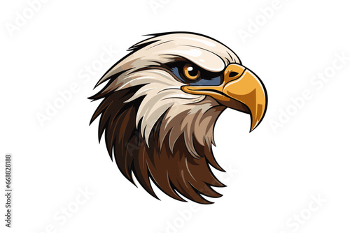 american bald eagle vector grafic