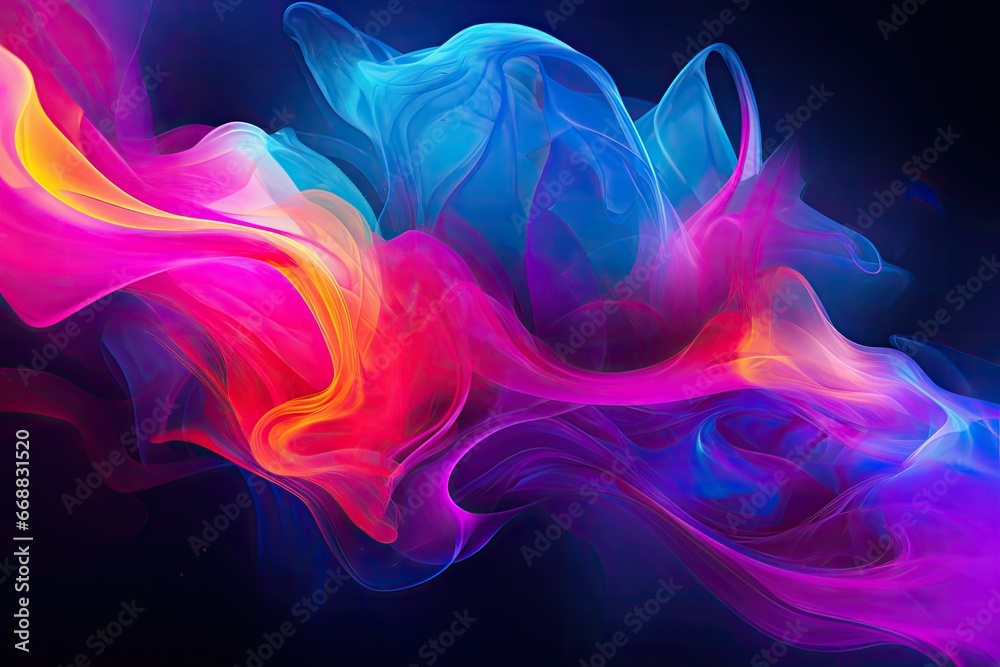 Obraz premium Abstract dream image using neon colors 
