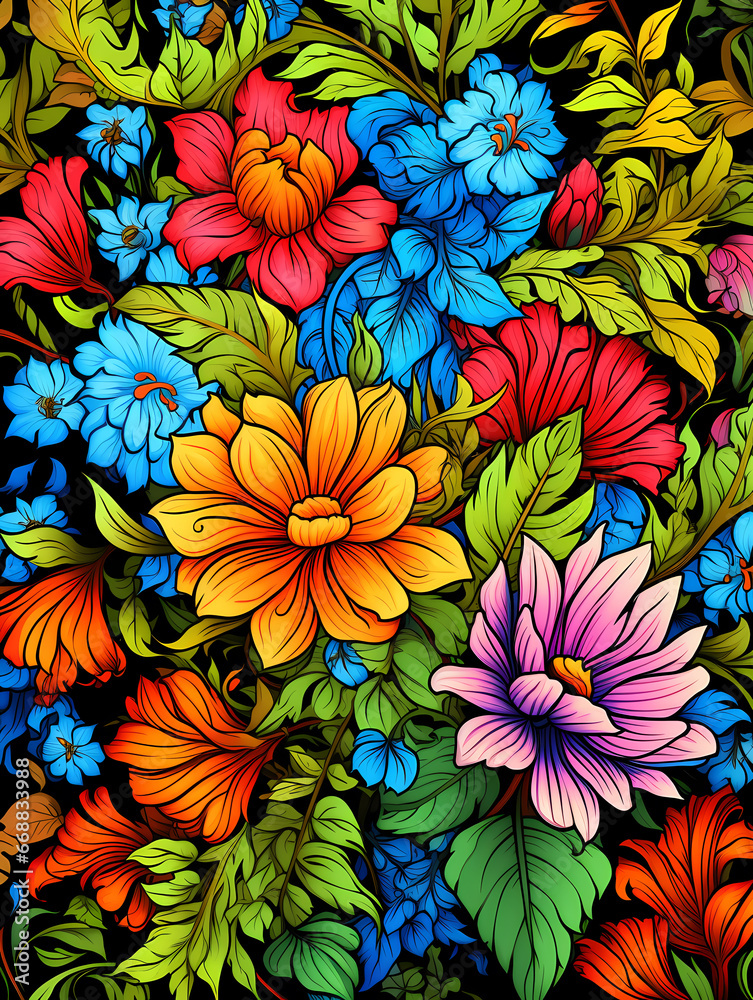 Complex floral PPT background poster wallpaper web page Complex floral PPT background poster wallpaper web page
