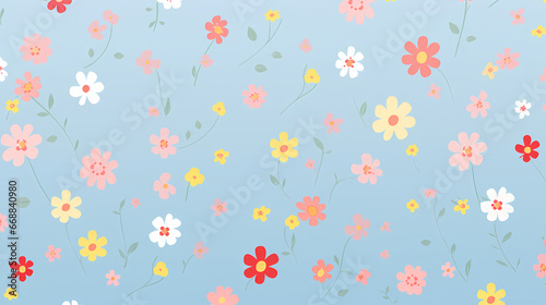 Sakura flowers PPT background poster wallpaper web page