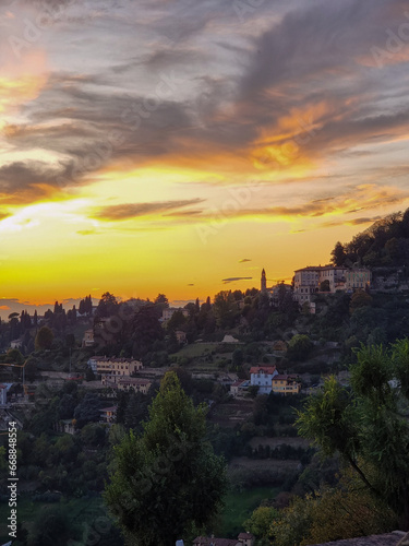sunset over the city © Ettore