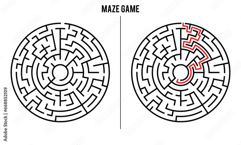 Advanced Circular Maze Puzzle Game And Solution Advanced Circular Maze Puzzle Game And Solution