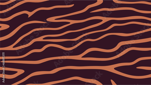 Hand drawn broken texture, craps and shards. Cartoon backdrop illustration. Animalistic vector seamlss pattern in neon colors. Dark dynamic wavy pattern. Bright abstract color background. Seamless.