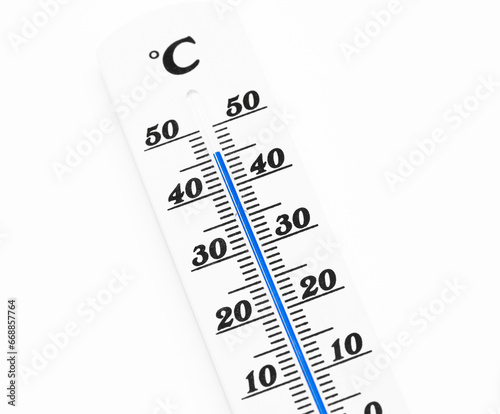 Thermometer zeigt eine hohe Temperatur