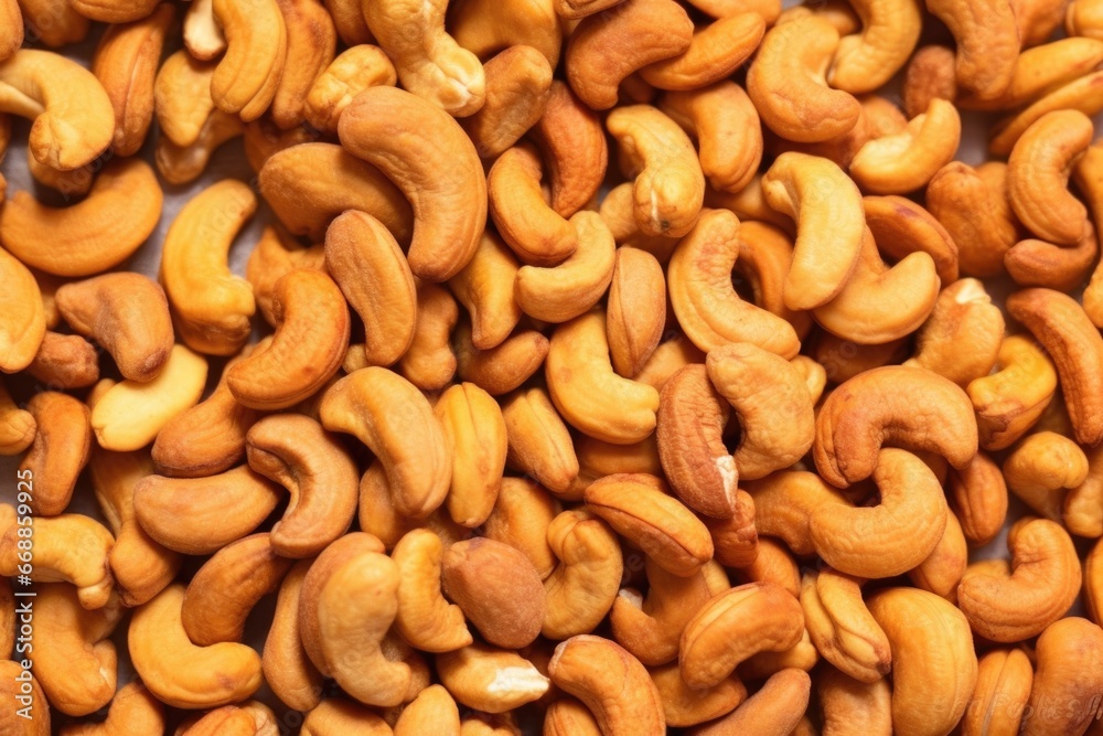 full frame shot of freshly harvested cashews full frame shot of freshly harvested cashews