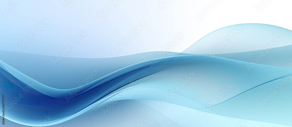 Fototapeta premium Cold gradient with a blue background