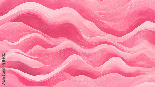 Abstract pink waves