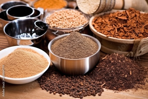 image of a pile of raw materials for drip coffee maker