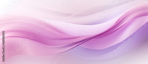 Romantic background with blurred pink and lilac gradients featuring a bright smoky wave abstraction