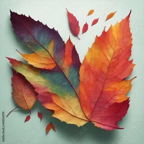 colorful maple leaves