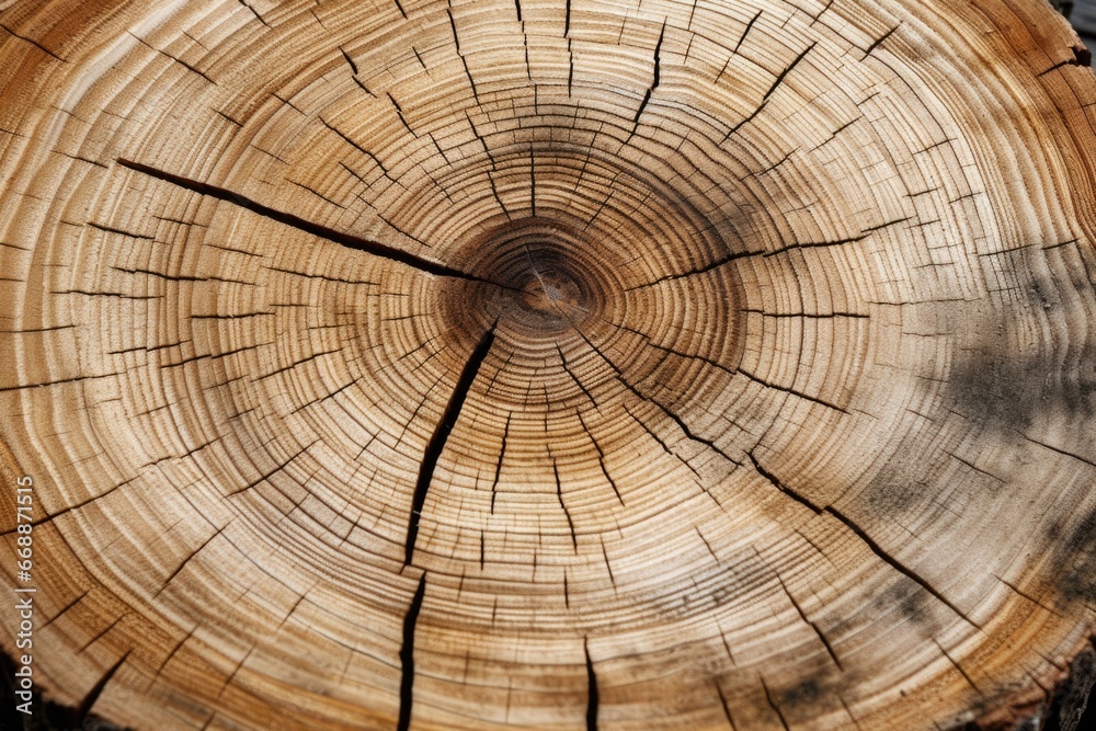 an image of tree rings in a cut log an image of tree rings in a cut log
