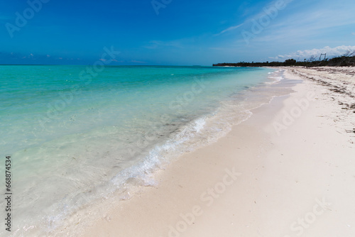 Beach of Cayo Levisa - an island of Cuba