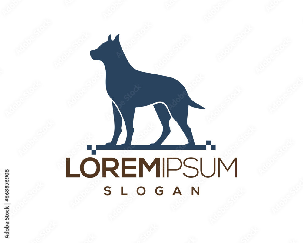 pet logo, dog and cat, dogs and cats