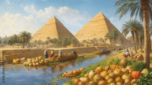 the great pyramids of Giza