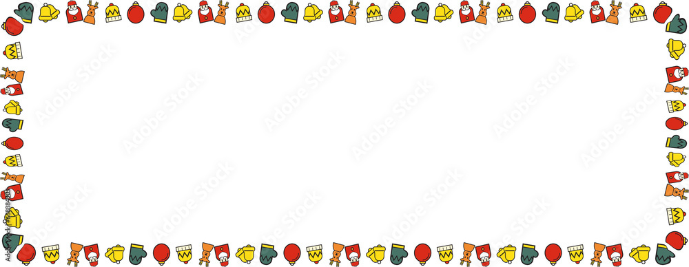 The Christmas Boarder line for holiday concept The Christmas Boarder line for holiday concept