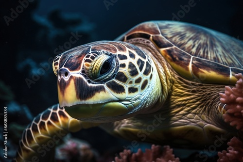 turtle swimming © Master-L