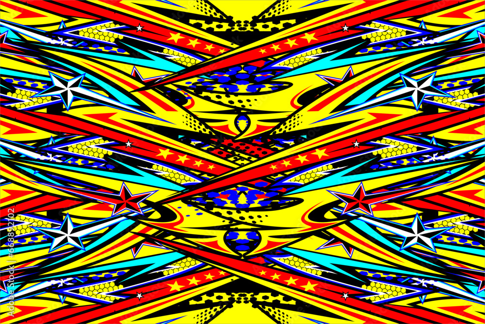 abstract racing background vector design with a unique striped pattern and a combination of bright colors and cool star effects. suitable for your wrapping design abstract racing background vector design with a unique striped pattern and a combination of bright colors and cool star effects. suitable for your wrapping design