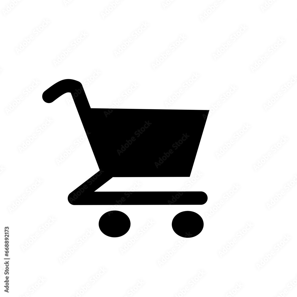 Shopping chart ecommerce online shop purchase icon vector Shopping chart ecommerce online shop purchase icon vector