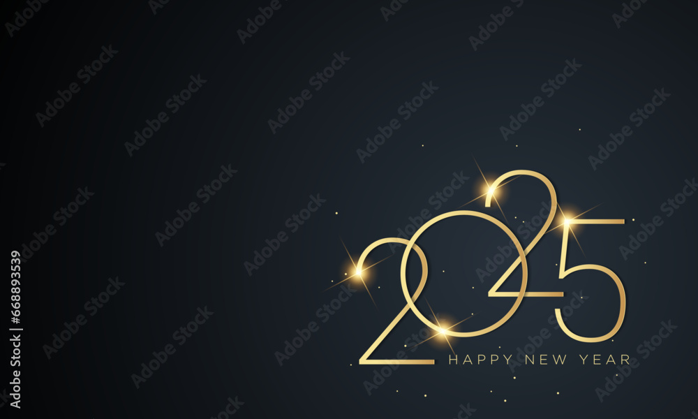 2025 Happy New Year Background Design. 2025 Happy New Year Background Design.