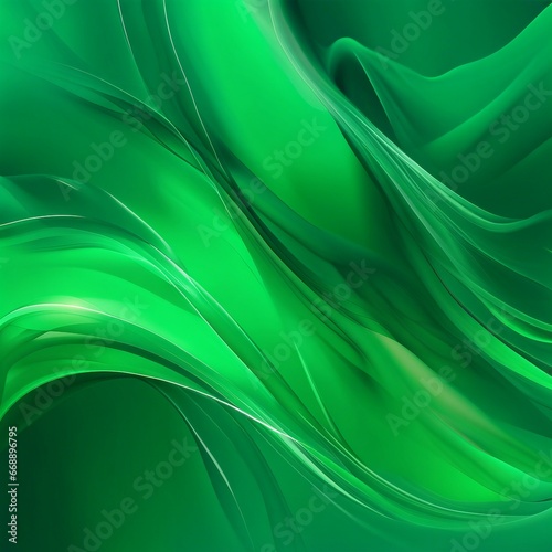 green gradation flowing illustration background