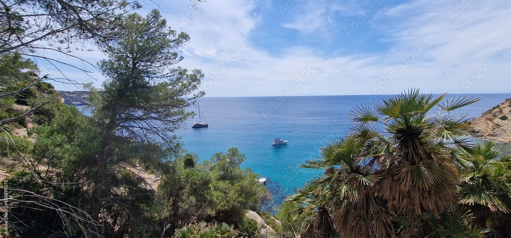 Cala de Egos, virgin beach of boulders located in the municipality of Andratx. Cala d'Egos beach is located on the rugged coast of the municipality of Andratx. It is a virgin beach with small boulders Cala de Egos, virgin beach of boulders located in the municipality of Andratx. Cala d'Egos beach is located on the rugged coast of the municipality of Andratx. It is a virgin beach with small boulders