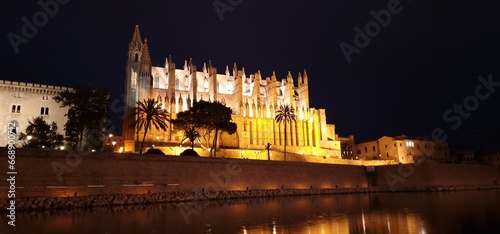 Cathedral in Palma de Mallorca, also known as La Seu, is a stunning Gothic-style cathedral located in the city of Palma, which is the capital of the Spanish island of Mallorca (Majorca). It is one of