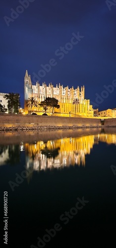 Cathedral in Palma de Mallorca, also known as La Seu, is a stunning Gothic-style cathedral located in the city of Palma, which is the capital of the Spanish island of Mallorca (Majorca). It is one of