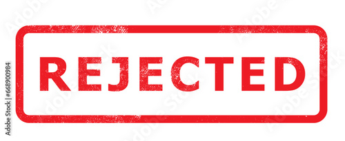 rejected rubber stamp