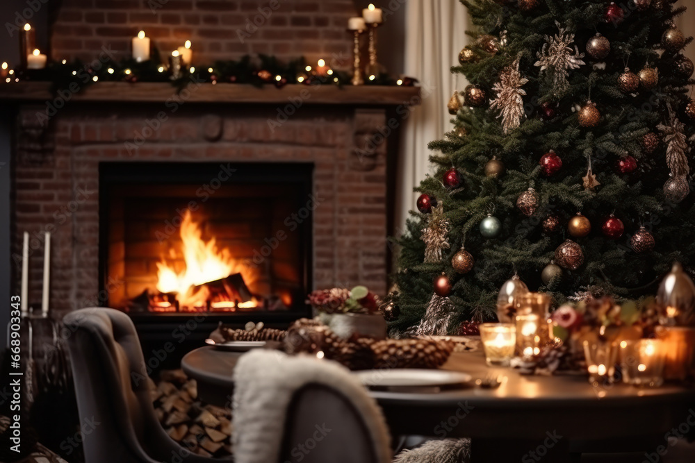 Christmas setting (AI Generated) Christmas setting (AI Generated)