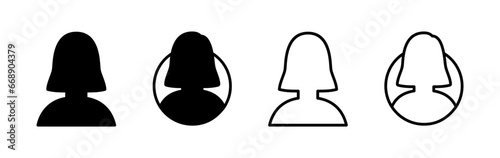 Female icon vector. toilet icon. restroom sign. gender