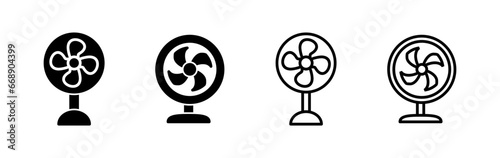 Fan icon vector. blower icon. propeller. ceiling