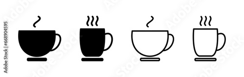 Cup coffee icon vector. coffee cup icon. mug