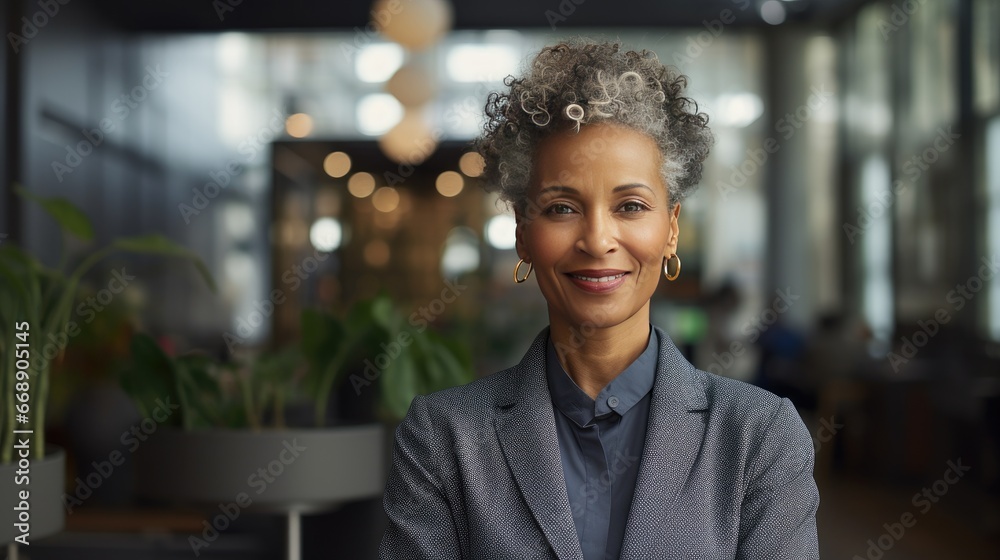 Portrait of a senior African American businesswoman Portrait of a senior African American businesswoman
