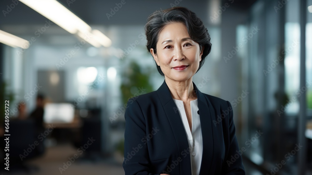 Portrait of a senior Asian businesswoman
Portrait of a senior Asian businesswoman
