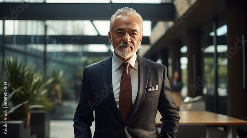 Portrait of a senior Mexican businessman 
