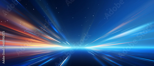 blue abstract light technology background