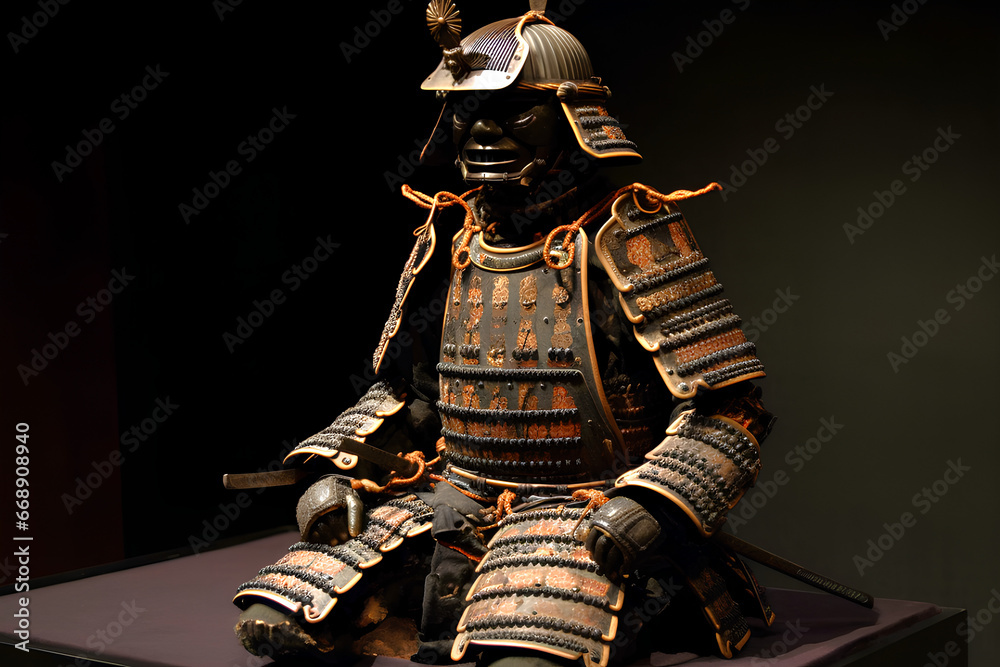 日本の侍の鎧兜 日本の侍の鎧兜