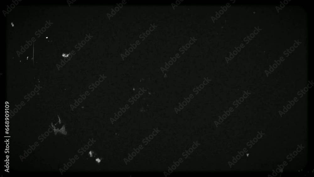 Noise, dust and scratches on old TV screen overlays, nostalgic 80s 90s film effect