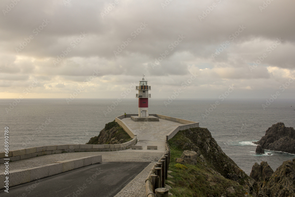 lighthouse in Cape Ortegal , Spain