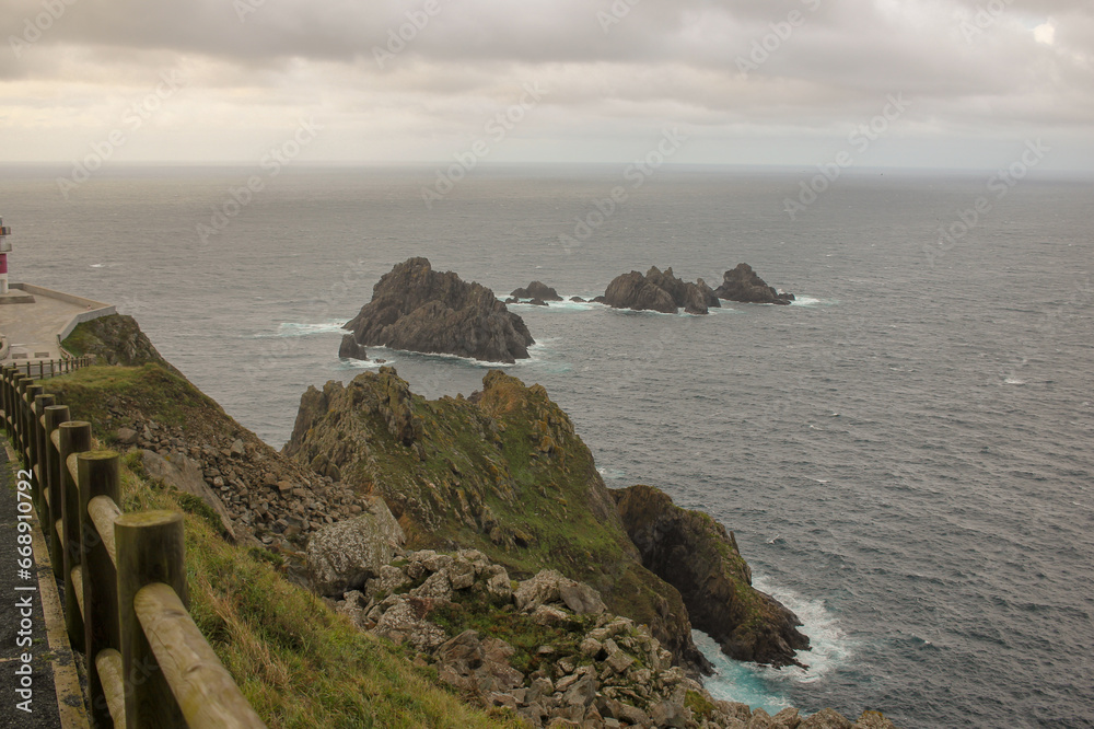 islands in Cape Ortegal in the Atlantic ocean