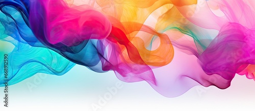 Vibrant abstract background with pink green blue purple and yellow colors